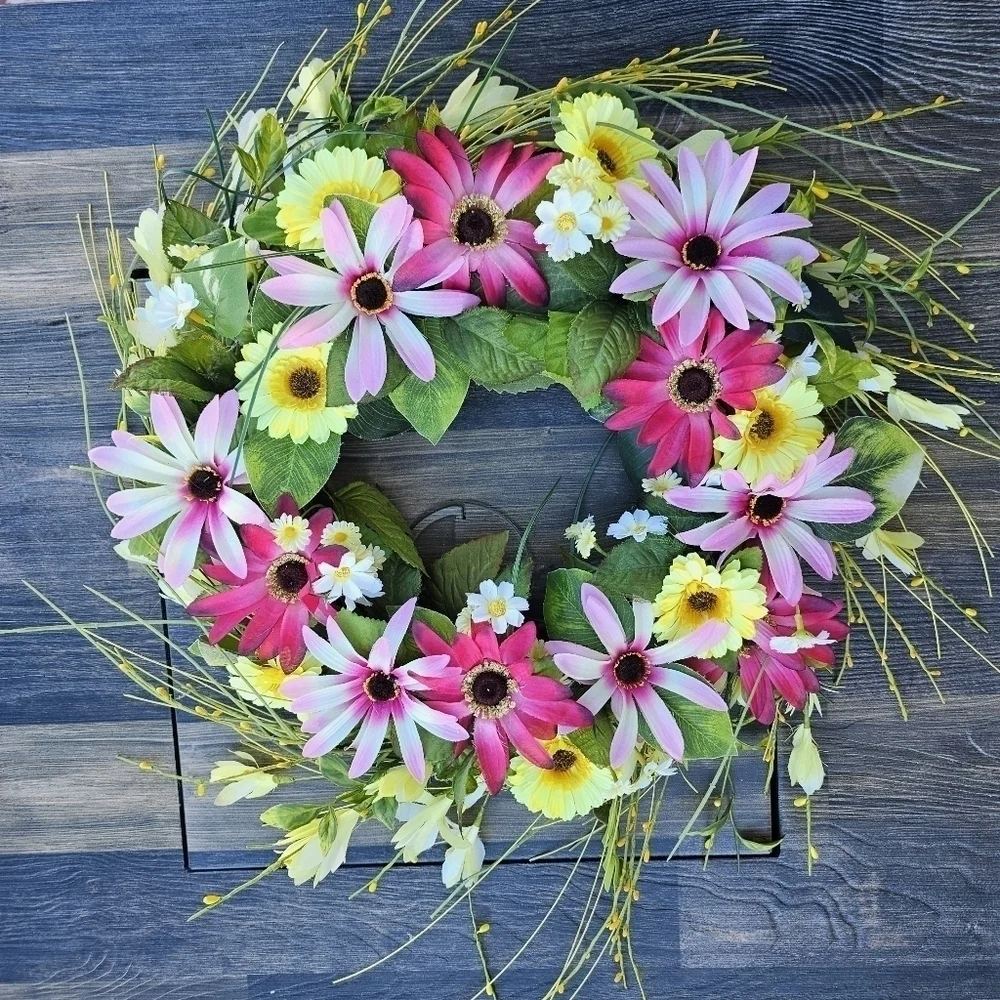 Handmade Spring Whimsical Wreath 24